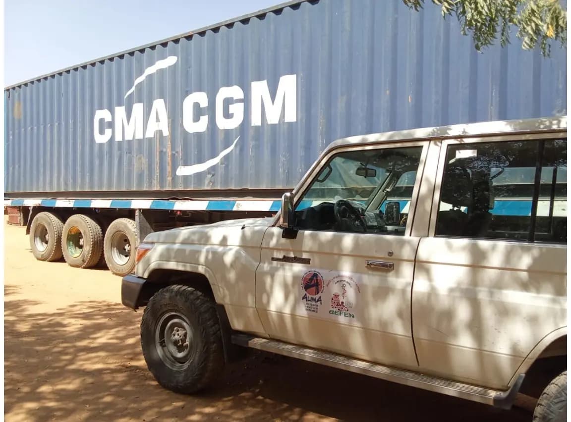 Transport de fret humanitaire en Afrique de l'Ouest et Centrale